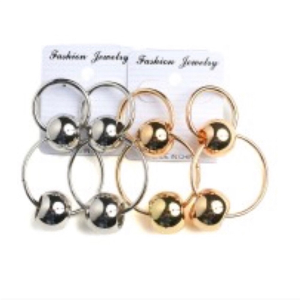 Hooped Bangle Earrings